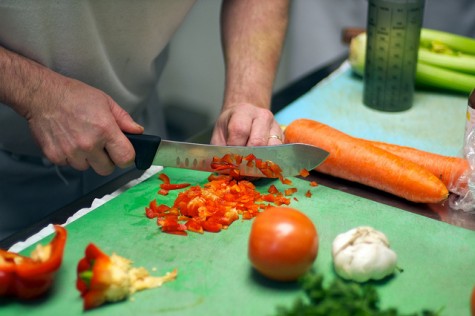 Cooking class at Cafe de Paris in Columbia, Maryland.